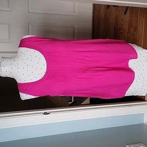 Hot pink tank top